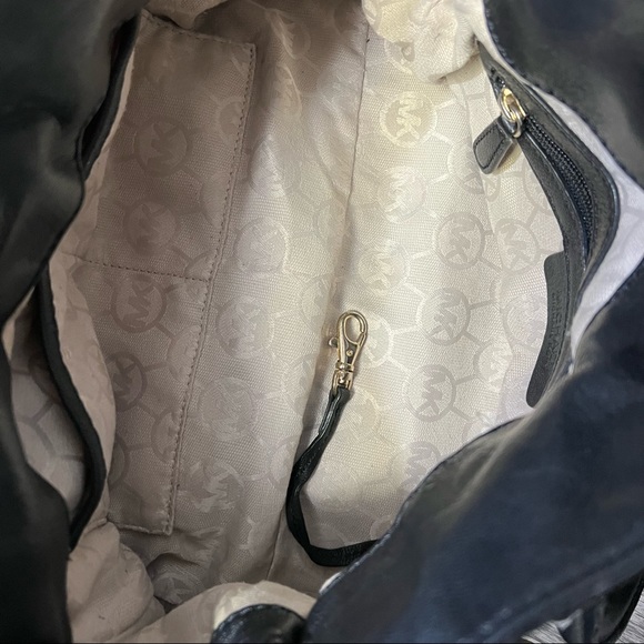 Michael Kors hamilton black leather satchel - Picture 15 of 15